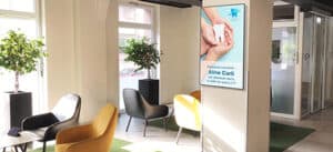 Interaktive Tafel Krankenhaus in Klinik oder Krankenhaus