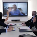 écran visio professionnel de grande taille