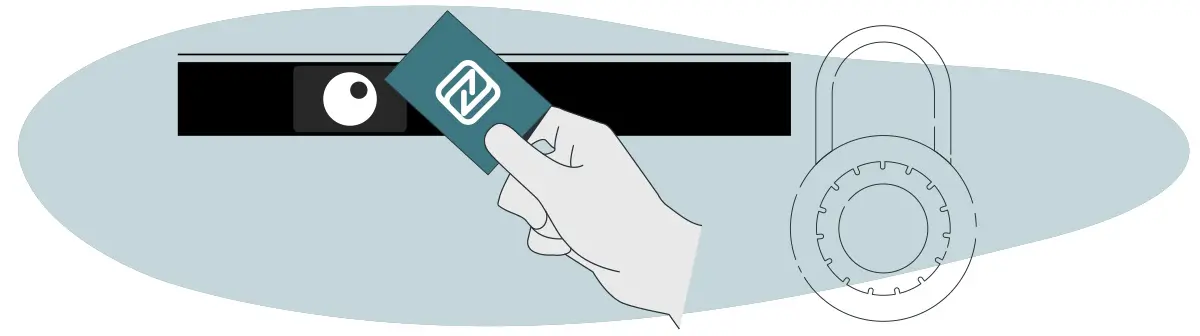 Lock Screen: secure the display with the NFC card