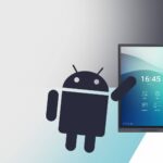 Android collaborative work tool on interactive screens