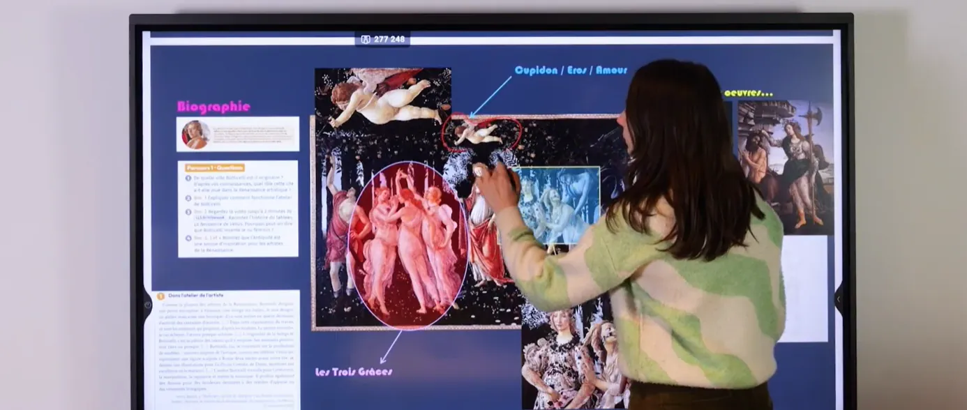 Work on your document by annotating it.