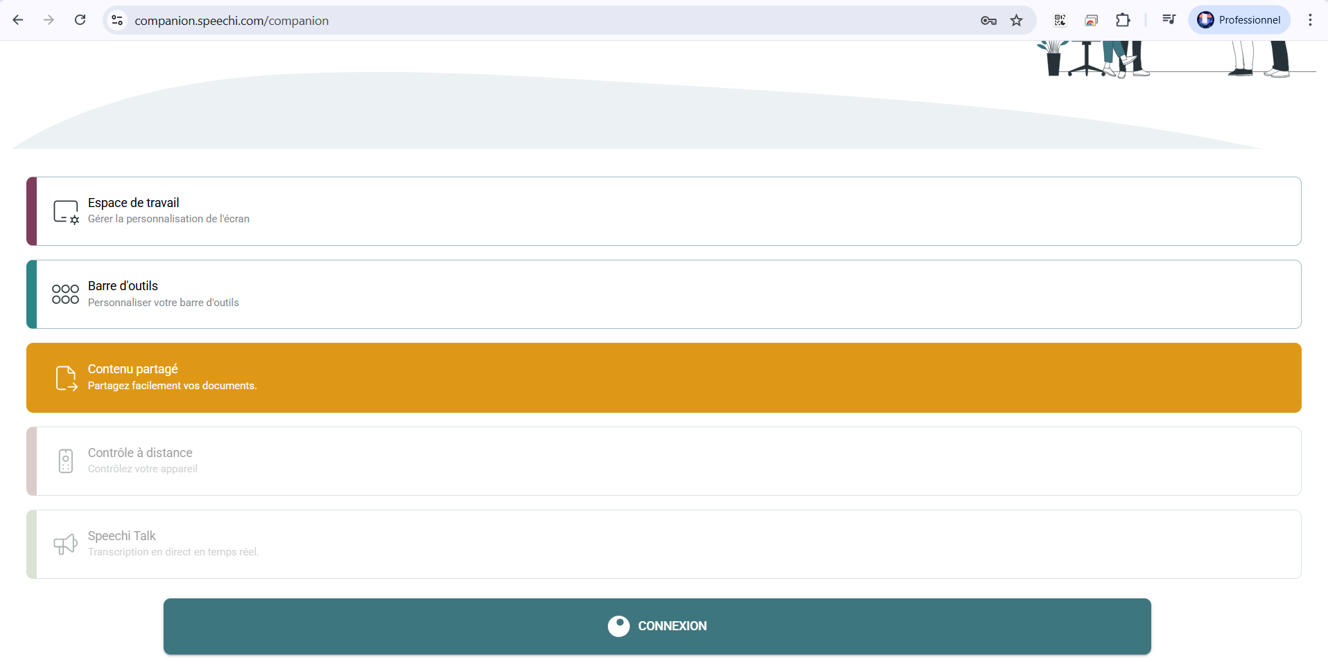 La pestaña «Contenido compartido»