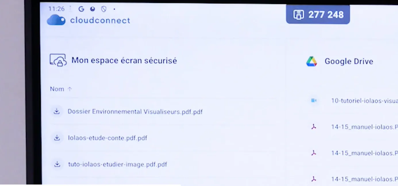My secure screen space