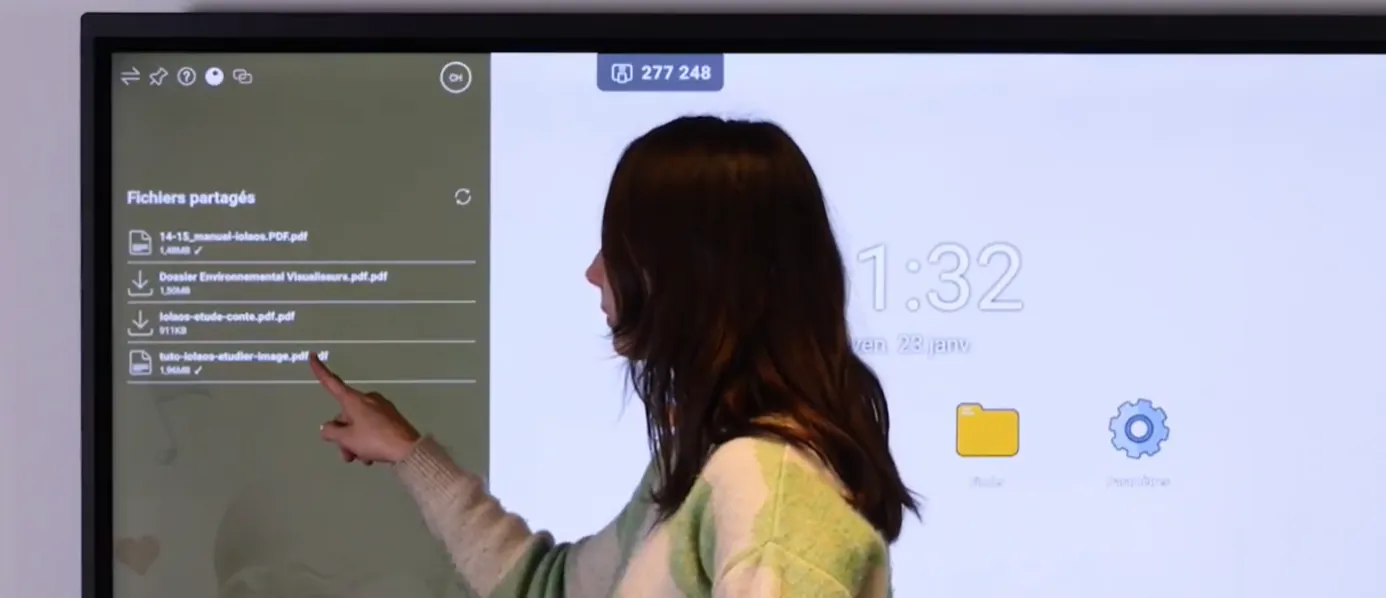 The “Shared documents” tab