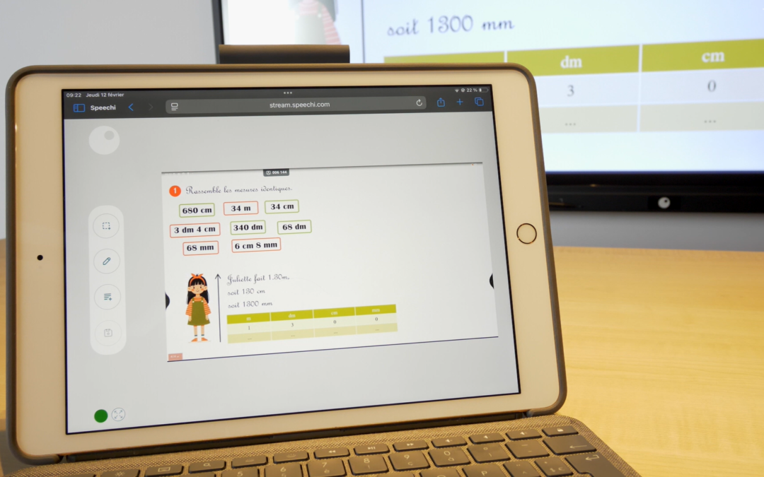 Tutoriel : Caster l&rsquo;écran interactif sur des tablettes et PC avec Speechi Connect
