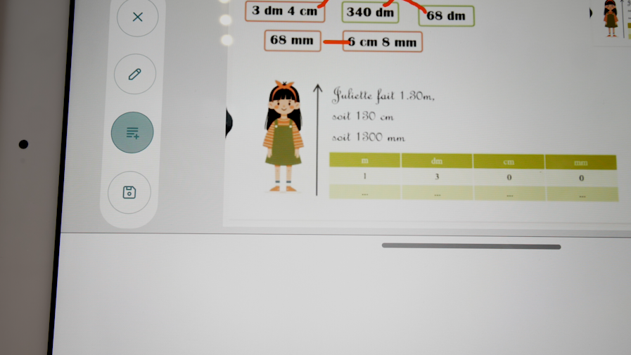 Tapez vos notes sous la capture.