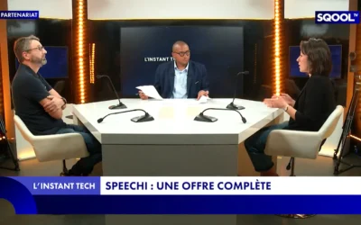 Speechi on the SQOOL TV set