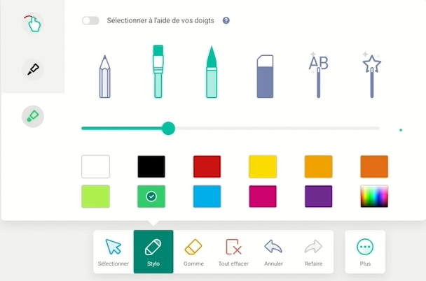 Choisir le style d'écriture dans Note