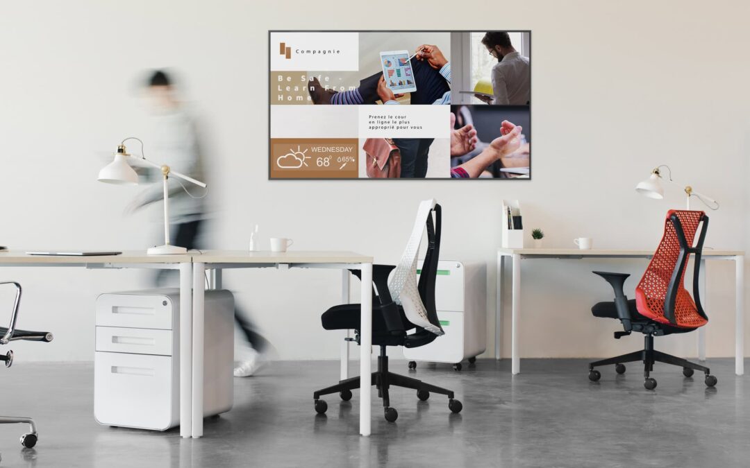 Affichage dynamique dans l&rsquo;immobilier et dans une agence immo