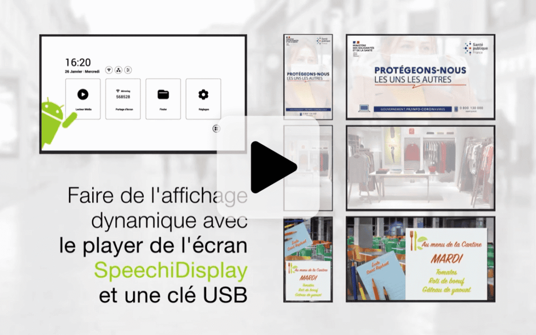 Affichage dynamique en mairie et dans une collectivité