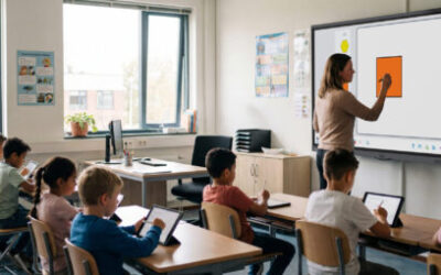 Digital whiteboard home in office or for a classroom
