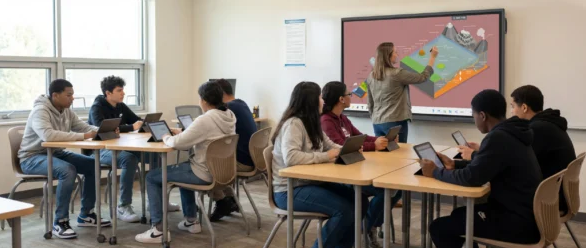interactive-screen-business-education-school Interactive screen for business and education school