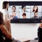 Interactive whiteboard for business and community activities