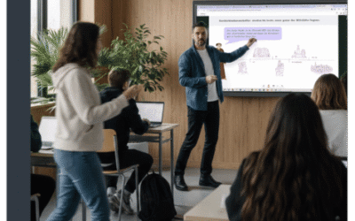 Tableau interactif géant pour salle de réunion, de formation et de conférence