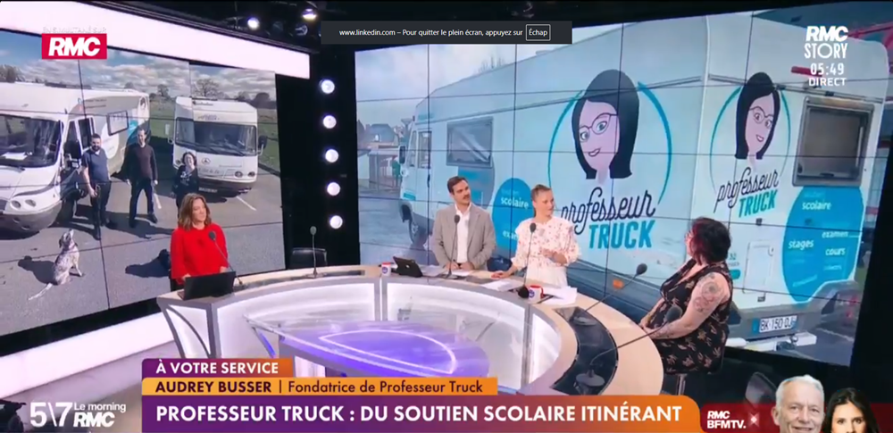 Professeur Truck on the RMC Story Show