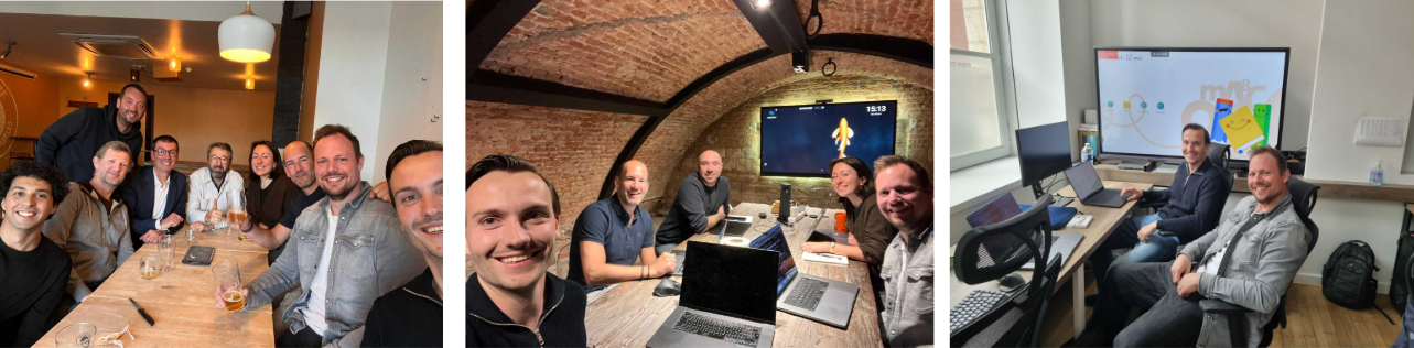 Visite des équipes Gynzy - tableau blanc interactif - chez speechi