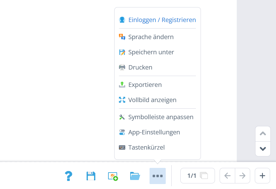 Einloggen / Registrieren