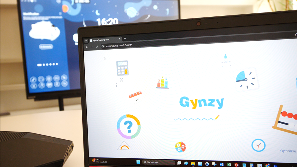 Se connecter à Gynzy sur son PC pour préparer ses supports de cours