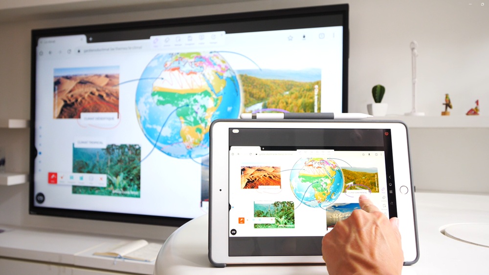 Contrôler l'écran interactif depuis son iPad avec Bytello Share
