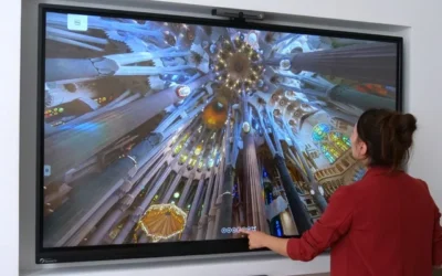 Ecran tactile interactif pour cours d&rsquo;histoire et de géographie