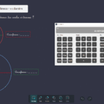Ecran tactile interactif pour cours de mathématiques