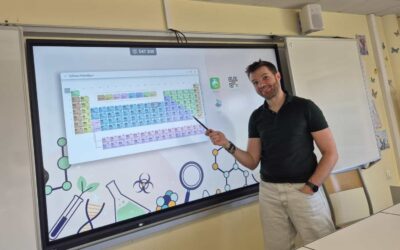 Ecran tactile interactif pour cours de physique, de chimie & de technologie