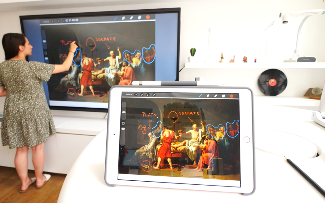 Tutorial: iPad-Bildschirm mit AirPlay auf dem interaktiven Display von Speechi teilen