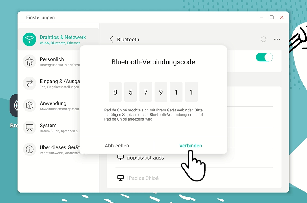 Bluetooth-Kopplungscode