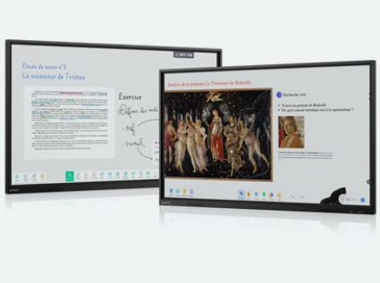 Tableau blanc interactif mobile pour école, université & entreprise